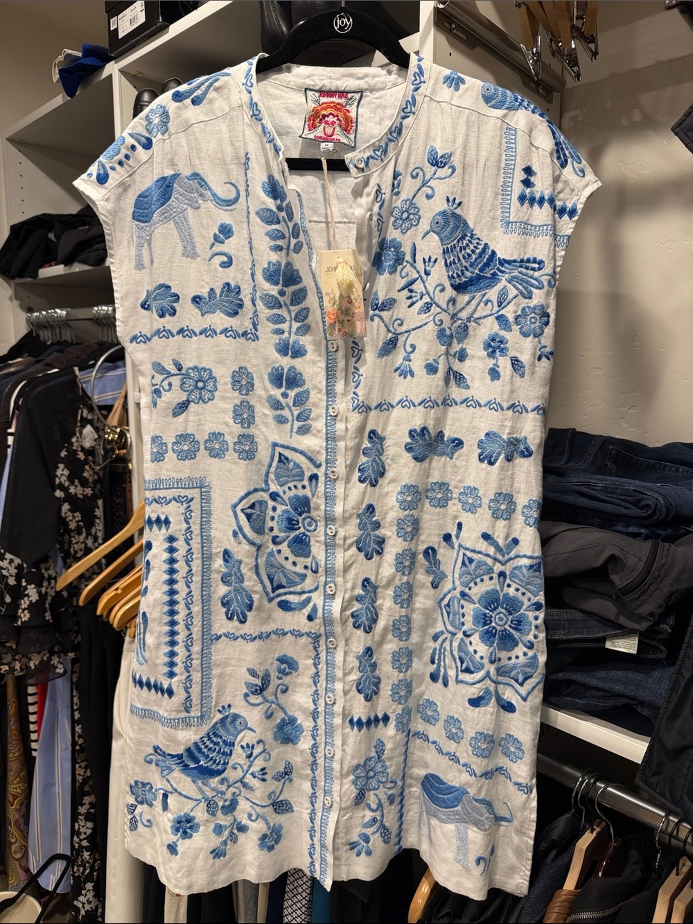 Johnny Was Dolman Swing Tunic NWT Size M